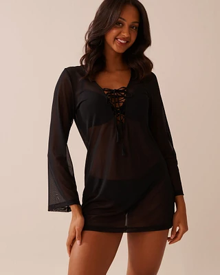 Mesh Long Sleeve Tunic