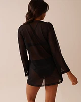 Mesh Long Sleeve Tunic
