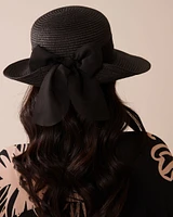Chapeau cloche avec ruban