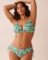 AQUA FLORA Recycled Fibers Bralette Bikini Top
