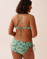 AQUA FLORA Recycled Fibers Bralette Bikini Top