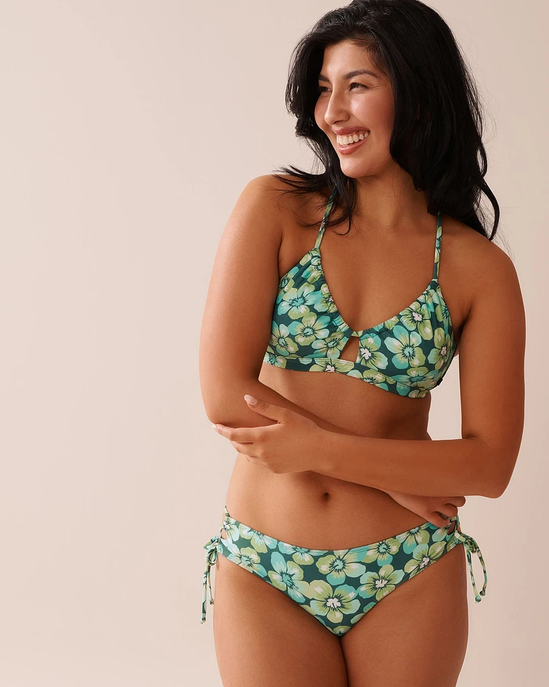 AQUA FLORA Recycled Fibers Bralette Bikini Top