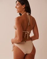 WARM SAND Triangle Bikini Top