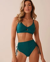 TEAL BLUE Bralette Bikini Top