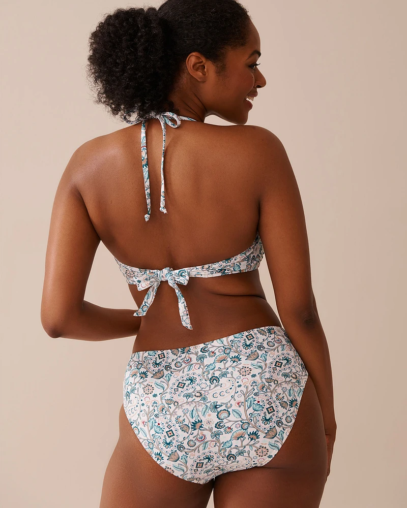 ENCHANTED FLORA Bandeau Bikini Top