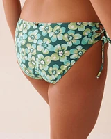 AQUA FLORA Recycled Fibers Cross-Tie Bikini Bottom
