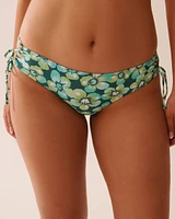 AQUA FLORA Recycled Fibers Cross-Tie Bikini Bottom