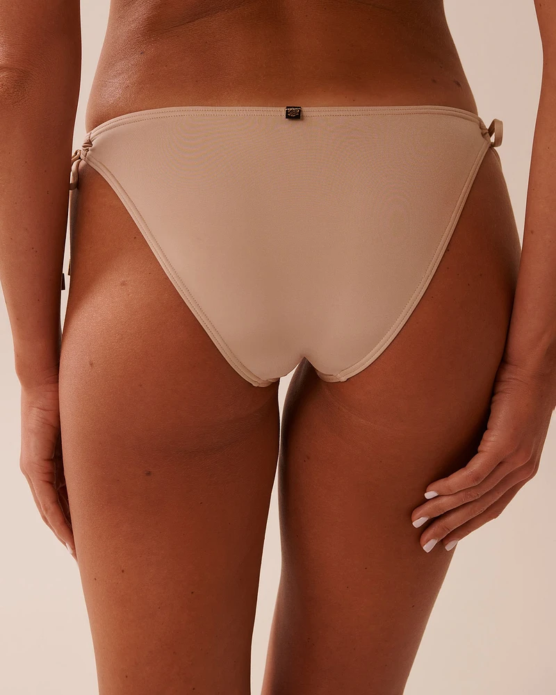 WARM SAND Side Tie Brazilian Bikini Bottom