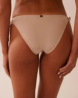 WARM SAND Side Tie Brazilian Bikini Bottom