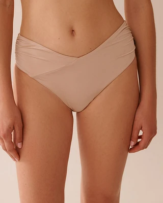 WARM SAND Crossover Cheeky Bikini Bottom