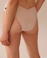 WARM SAND Crossover Cheeky Bikini Bottom