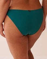 TEAL BLUE Side Tie Brazilian Bikini Bottom