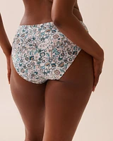 ENCHANTED FLORA Mid Waist Bikini Bottom
