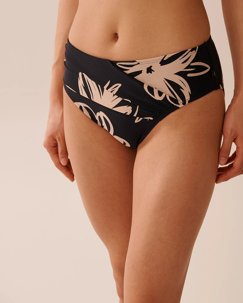 HIBISCUS Mid Waist Bikini Bottom