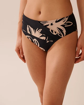 HIBISCUS Mid Waist Bikini Bottom