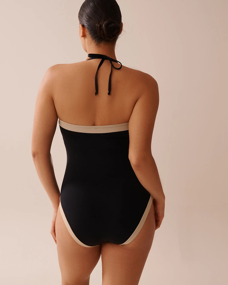 JULIA Built-in Control Bandeau One-piece Swimsuit