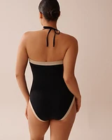 JULIA Built-in Control Bandeau One-piece Swimsuit