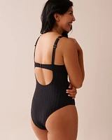 SOLID Balconette One-piece Swimsuit