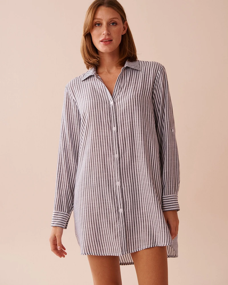 Striped Button-down Shirt