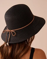 Cloche Hat with Seashells