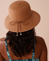 Cloche Hat with Seashells