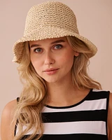 Straw Cloche Hat