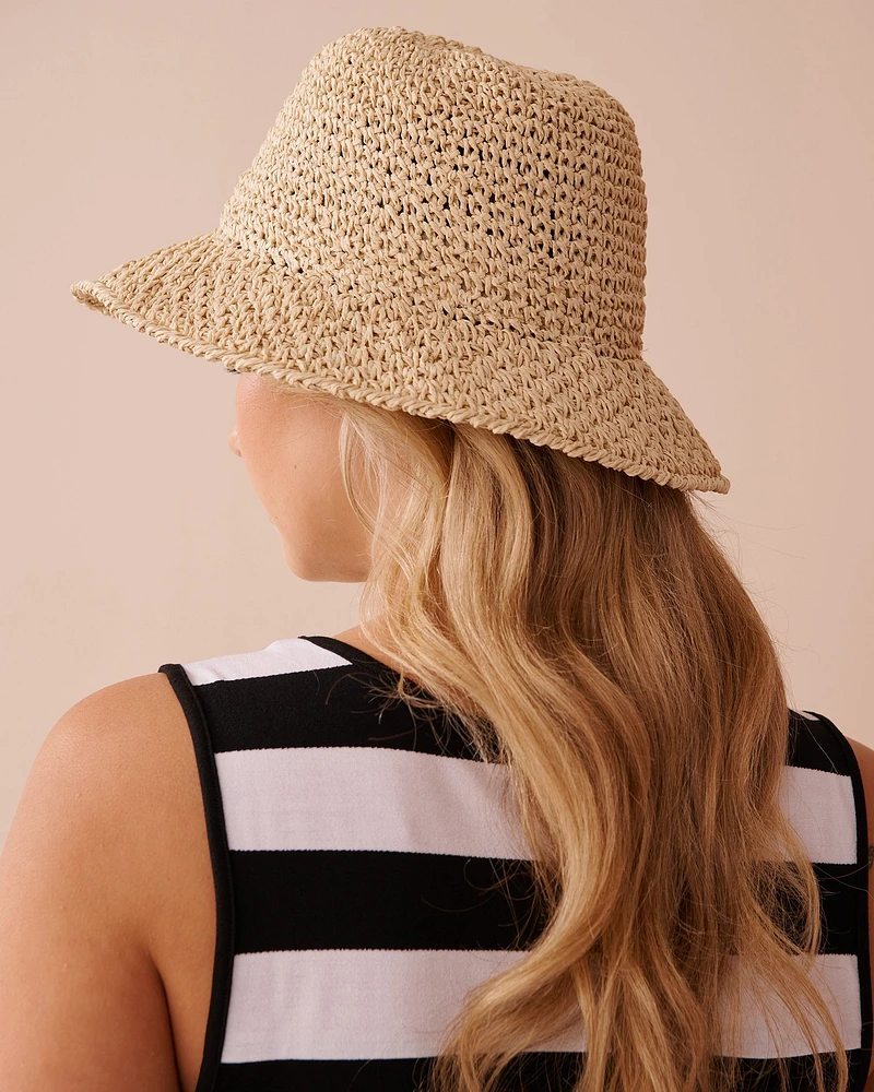 Straw Cloche Hat