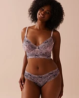 Unlined Lace Corset Bra