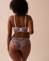 Unlined Lace Corset Bra