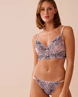 Unlined Lace Corset Bra