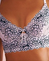 Unlined Lace Corset Bra