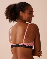 Soutien-gorge doublure légère sans armatures en modal et dentelle