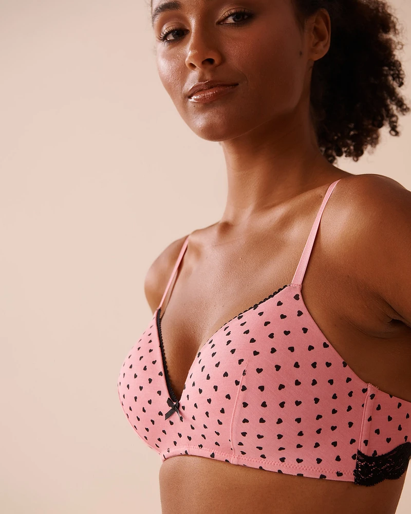 Soutien-gorge doublure légère sans armatures en modal et dentelle