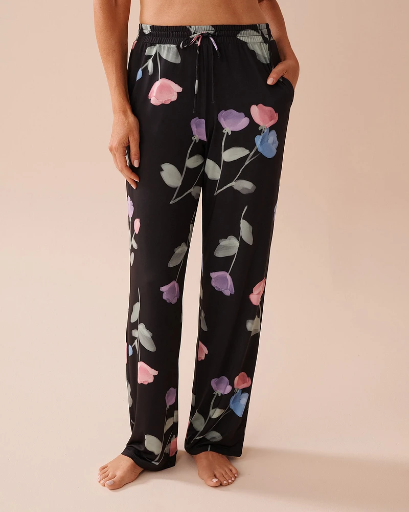 Recycled Fibers Tulip Print Pants