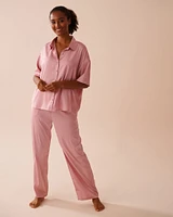 Ensemble pyjama manches courtes en satin