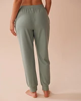 Pantalon jogger légèrement côtel