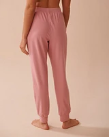 Pantalon jogger légèrement côtel