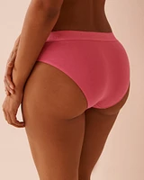 Cotton and Logo Elastic Band Bikini Panty