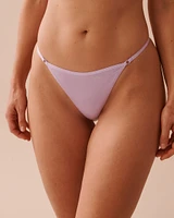 Culotte string ajustable en microfibre