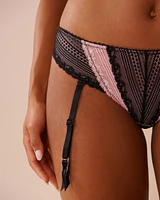 2-tone Lace Thong Panty