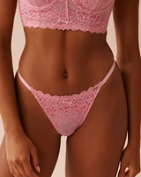 Adjustable Lace String Panty