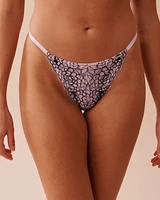 Culotte string ajustable en dentelle