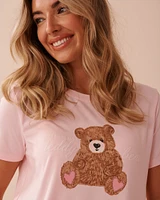 Teddy Bear Print Super Soft T-shirt