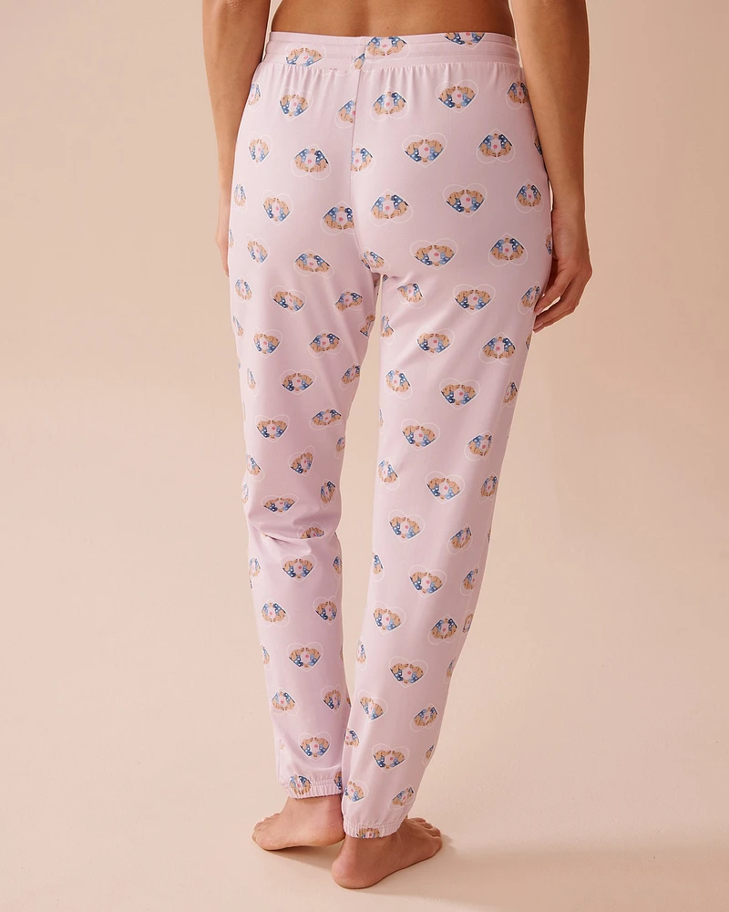 Dog Print Super Soft Jogger Pajama Pants