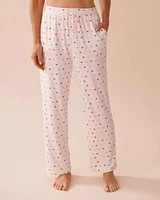 Heart Print Super Soft Pajama Pants