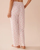 Heart Print Super Soft Pajama Pants