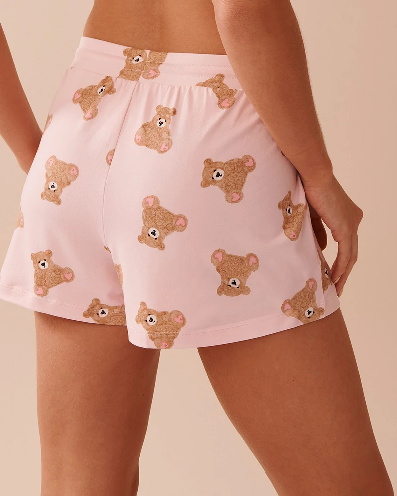 Teddy Bear Super Soft Pajama Shorts