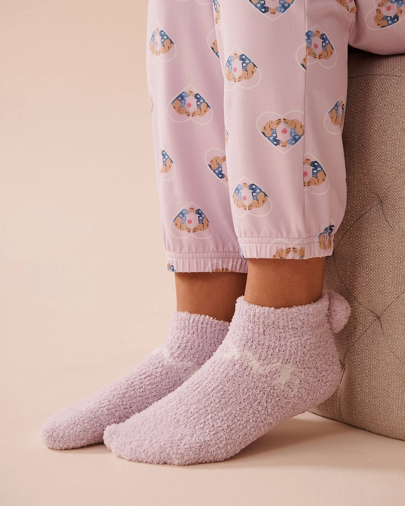 Pompom Soft Plush Socks