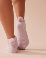 Pompom Soft Plush Socks