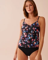 Haut tankini bretelles minces NEON PETALS